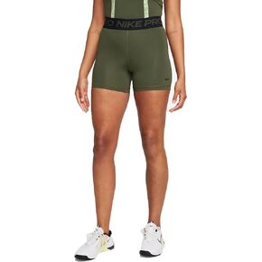 Nike Women's 365 5" Shorts (US, Alpha, Small, Regular, Regular, Cargo Khaki/Black/Black)