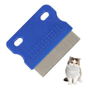 Lice Hair Comb Brushes Fine Egg Dust Nit Free Removal Stainless Steel Hair Accessories Efficient lice removal comb deep cleaning fine egg powder ，fashionable blue stainless steel hair accessories