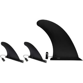 Paddle Board Fins Replacement Set of 3, More Durable and, No-Tool Installation, Detachable Quick Release Paddleboard Fin for Most ISUP, Inflatable Paddleboard (1P 9" & 2P 5")