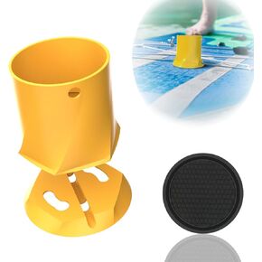 Paddle Board Cup Holder and Kayak Drink Holder, Stand Up 2-in-1 Anti Tipping Cup Holder, Drink Holder Suitable for Types of Cup/Bottle/Drink
