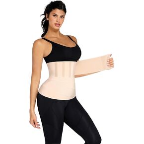Lover-Beauty Waist Trainer, Waist Trimmer Belt with Loop for Women Tummy Control Waist Shaper