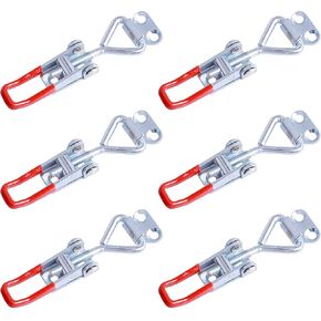 Toggle Latch Clamp 6PCS Adjustable Toggle Clamp 100kg/220lbs Holding Capacity for Cabinet Boxes Trunk Door and Closet