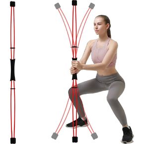 FlexBar & Mobility Stick - Shoulder Reliever Ball Swing, Body Blade, Flex Bars for Physical Therapy - Total Body Workout, Core Strength & Stability Training