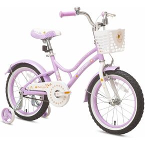 ACEGER Kids Bike for 7-14 Years Old, 16 18 Inch Girls Bike with Removable Training Wheels and Kickstand, 20 Inch Kid's Bicycle with Kickstand only, Adjustable Seat, Steel Frame & Dual Brakes