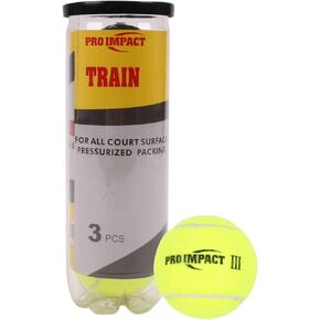 كرات تنس احترافية عالية التحمل للمبتدئين والمحترفين - متينة، مطاط طبيعي، متعددة الاستخدامات، عبوات متعددة (كرة التنس للبطولة/التدريب/البطولة) in Kuwait