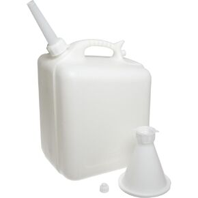 SP Bel-Art Safety Waste 20 Liter (5 Gallon) Jug; Polyethylene, Funnel Top, 45mm Closure (H11919-0000)