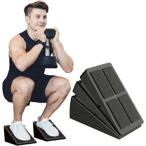 Generic Squat Wedge - Block for Heel Elevated Squat, Squat Improves Mobility Balance, Portable Squat Wedge | Weightlifting Stretching Squat Wedges Improve Training