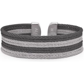 Alor Cable Cuff Essentials 8 Row Cuff - Stainless Steel Cuff Bracelets for Woman - Brazaletes para Mujer - Women's Cuff Bracelets