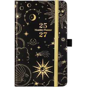 2025-2028 Monthly Pocket Planner/Calendar - Jul 2025 - Jun 2028(36 Months), 3 Year Monthly Planner 2025-2028, 6.4" x 3.8", 2 Bookmarks, Inner Pocket, Pen Holder, Perfect Organizer for Purse