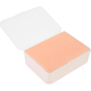 Injection Training Skin Tool, Diabetics Injection Practice Kit, Intramuscular Injection Training Practice Pad Model, Plastic Artificial Skin Practice Tools with Box