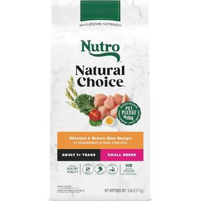Nutro Ultra Adult Small Breed Dry Dog Food, Chicken, Lamb and Salmon Protein Trio, 22 lb. Bag