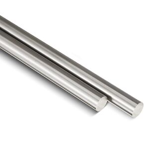 Gisafai 2 Pieces 5/8" x 19.69" Diameter Steel Round Bar Rod A36 for Crafts DIY Handle Material Gasket Mechanical Parts Smooth Cutting Rod Machine Tools
