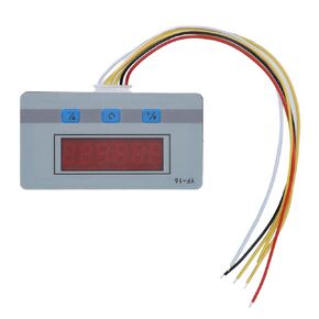 Electronic Counter DC AC 5‑24V Digital Counter 1‑999999 Counting Range Auto Detection Tally Counter for Industrial Control Frequency Counters