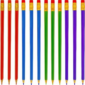 48 Pcs Erasable Checking Pencils, Pre-Sharpened, for Marking, Coloring, Tests, Grading, Office, School (Green)