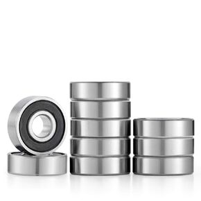 Donepart 30 Pcs 608RS Bearings 608-2RS ABEC3 High Speed Miniature Bearings 8mmx22mmx7mm for Skateboards, Motors, Wheels, Scooters, 3D Printer, Long Boards, etc.