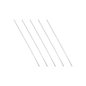 Unifizz 1.8mm x 300mm 304 Stainless Steel Solid Round Rod for DIY Craft Model Car Helicopter Airplane - 5pcs