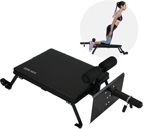 Nordic Curl Machine, Hamstring Curl Bench, Compact Glute Bench with wheels, Home Gym Equipment for Leg Workouts in Saudi Arabia