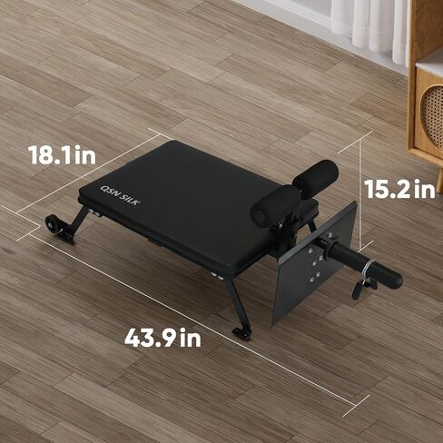 Nordic Curl Machine, Hamstring Curl Bench, Compact Glute Bench with wheels, Home Gym Equipment for Leg Workouts in Saudi Arabia