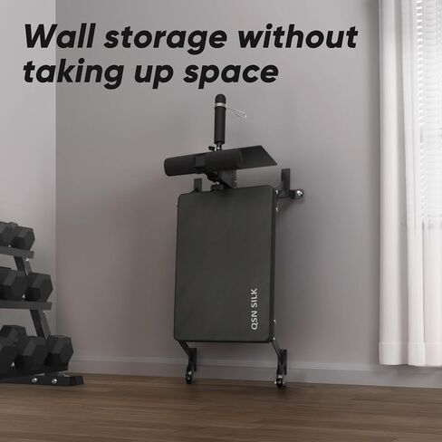 Nordic Curl Machine, Hamstring Curl Bench, Compact Glute Bench with wheels, Home Gym Equipment for Leg Workouts in Saudi Arabia
