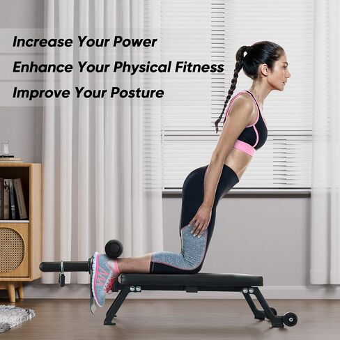 Nordic Curl Machine, Hamstring Curl Bench, Compact Glute Bench with wheels, Home Gym Equipment for Leg Workouts in Saudi Arabia