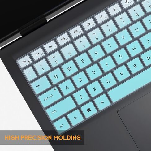 Keyboard Cover for Dell Inspiron 15 3510 3511 3515 3520 3530 3535 15.6/Inspiron 16 5640 5645 16",2025 Dell 15 Laptop DC15250 DC15255 15.6/15.6 Dell Latitude 3520 Skin -Ombre Pink in Kuwait