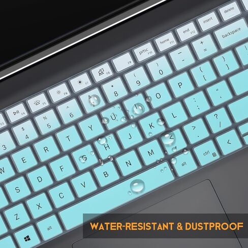 Keyboard Cover for Dell Inspiron 15 3510 3511 3515 3520 3530 3535 15.6/Inspiron 16 5640 5645 16",2025 Dell 15 Laptop DC15250 DC15255 15.6/15.6 Dell Latitude 3520 Skin -Ombre Pink in Kuwait