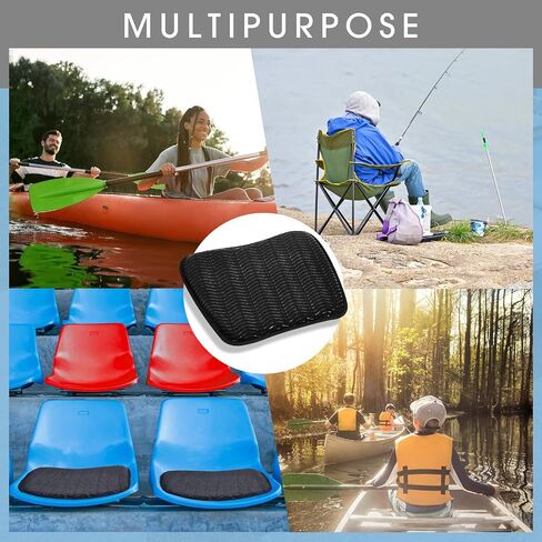 Lewtemi Anti Slip Kayak Seat Cushion Kayak Seat Pad Waterproof Boat Cushion for Inflatable Kayak Canoe Boat Sitting Kayaking Drifting Rafting Fishing Accessory Water Sports Outdoor, 15 x 12'' in Saudi Arabia