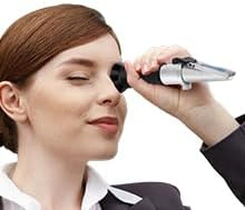 Honey Refractometer with ATC - Measures Honey Moisture, Brix, and Baume, 58-90% Brix Scale Range in Saudi Arabia