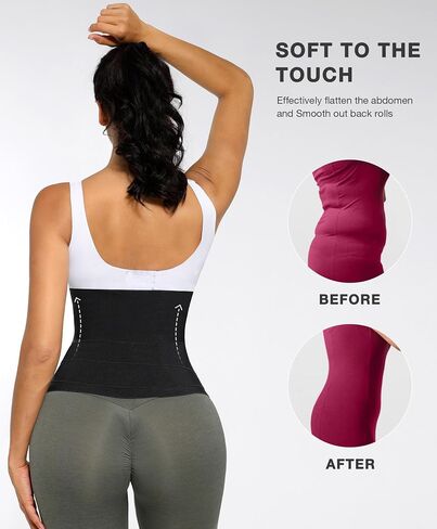 Lover-Beauty Waist Trainer, Waist Trimmer Belt with Loop for Women Tummy Control Waist Shaper in Saudi Arabia