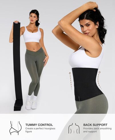 Lover-Beauty Waist Trainer, Waist Trimmer Belt with Loop for Women Tummy Control Waist Shaper in Saudi Arabia