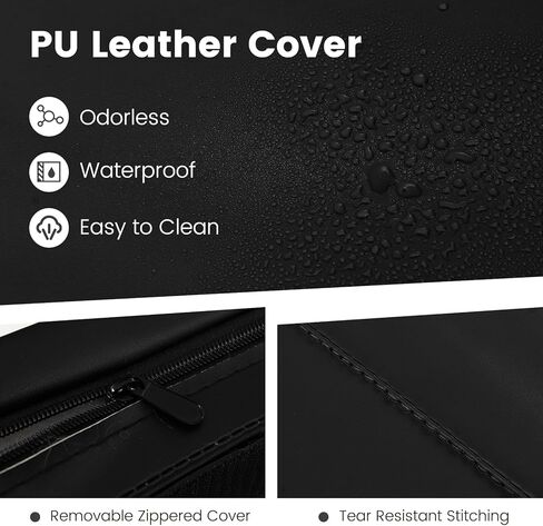 GYMAX Gymnastics Mat, 4' x 10' x 2" Folding Exercise Mat w/Carrying Handles, Hook & Loop Fasteners, Tumbling Mat Waterproof for Yoga, Stretching, Martial Arts, Home Gym in Kuwait