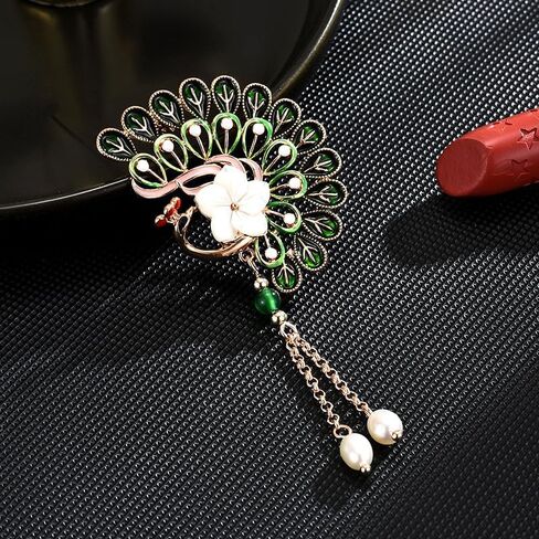 Animal Brooch Pin Gold-Plated Enamel Pearl Crystal Lapel Pins ButterflyJewelry Gifts for Women Ladies in Saudi Arabia