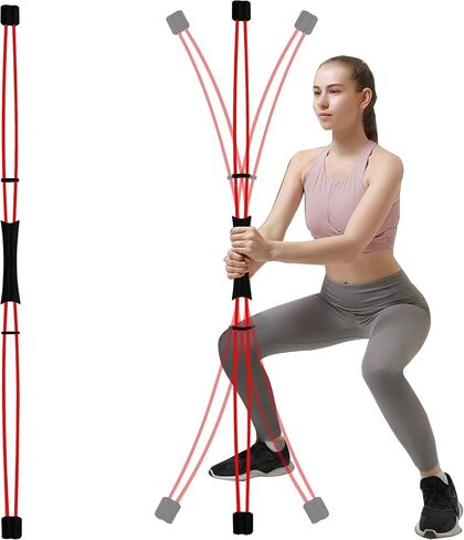 FlexBar & Mobility Stick - Shoulder Reliever Ball Swing, Body Blade, Flex Bars for Physical Therapy - Total Body Workout, Core Strength & Stability Training in Kuwait