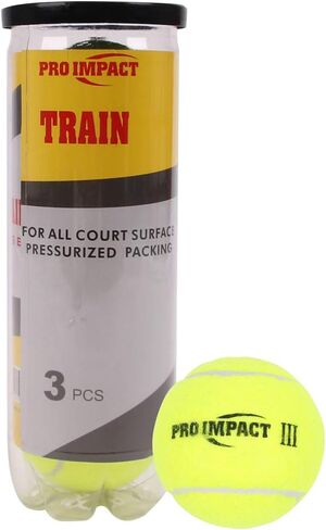 كرات تنس احترافية عالية التحمل للمبتدئين والمحترفين - متينة، مطاط طبيعي، متعددة الاستخدامات، عبوات متعددة (كرة التنس للبطولة/التدريب/البطولة) in Kuwait