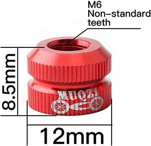 صواميل صمام أنبوب داخلي من Yikko Bicyle مع حلقة دائرية محكمة الغلق، صواميل صمام بريستا لإطارات فراغ الدراجة الملونة، مناسبة لمعظم دراجات الطرق الجبلية - قطعتان (ذهبي) in Kuwait