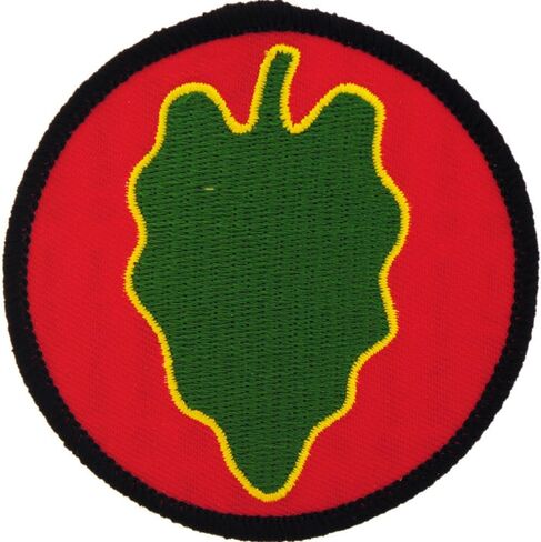 United States Army 25th Infantry Division, Full Color, Embroidered Patch with Iron-On Adhesive in Saudi Arabia