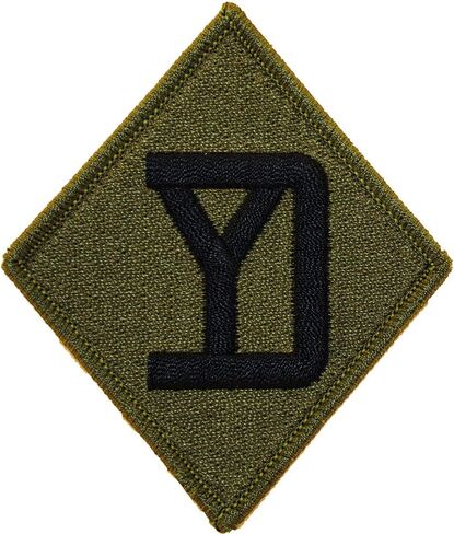 United States Army 25th Infantry Division, Full Color, Embroidered Patch with Iron-On Adhesive in Saudi Arabia