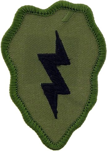 United States Army 25th Infantry Division, Full Color, Embroidered Patch with Iron-On Adhesive in Saudi Arabia