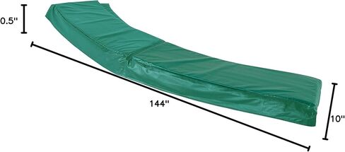 وسادة أمان بديلة من Machrus Trampoline مقاس 6FT 7.5FT 8FT 9FT 10FT 12FT 13FT 14FT 15FT 16FT غطاء زنبركي للترامبولين PVC تنورة ترامبولين، مقاومة للماء، ومقاومة للتشقق in Kuwait