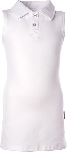 Girl's Sleeveless Polo Neck Tank Dress in Kuwait