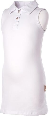 Girl's Sleeveless Polo Neck Tank Dress in Kuwait