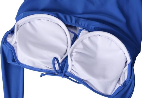 بدلة استحمام نسائية من قطعة واحدة من QZUnique، ملابس سباحة ذات تحكم في البطن، بدلة سباحة ذات رسن مكشكش، مونوكيني عتيق بمقاس كبير in Kuwait