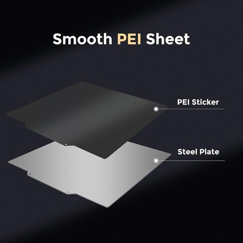 Flashforge Double-Sided Textured PEI Sheet for Adventurer 5M Series, Flexible Build Plate PEI Sheet for PLA/PETG/TPU/PLA-CF/PETG-CF (Textured PEI Sheet - Double-Sided) in Kuwait