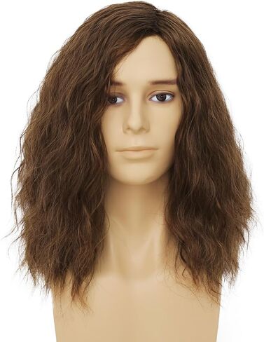 شعر مستعار رمادي 80s للرجال شعر مستعار طويل مجعد البوري 70s شعر مستعار رمادي حفلة معدنية ثقيلة شعر مستعار مضحك زي شعر مستعار in Kuwait