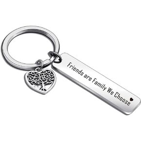 Best Friend Jewelry BFF Gift Soul Sister Jewelry Cousin Keychain Friendship Jewelry Bridal Party Gift Best Friend Birthday Keychain Best Friend Appreciation Gift