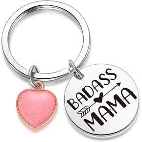 Badass Keychain New Mama Appreciation Gift