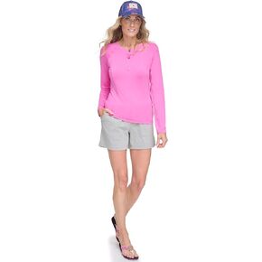 Margaritaville Women's Island Reserve Solid Long Sleeve Sunshirt