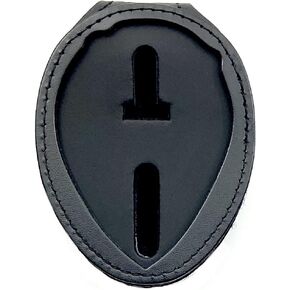 Charlotte-Mecklenburg Police CMPD Clip On Leather Badge Holder with Neck Chain (PF Cut-Out # 192)