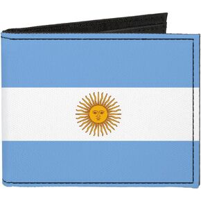 Buckle-Down Canvas Bi-fold Wallet-Argentina Flag