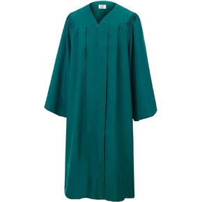 Unisex Adult Matte Graduation Gown Only, for High School, Bachelor, Choir Robes, Pulpit Robe, Pastor and Halloween
